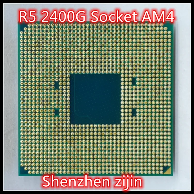 R5 2400G 3.6 GHz Quad-Core Eight-Thread 65W CPU Processor YD2400C5M4MFB  YD240BC5M4MFB Socket AM4