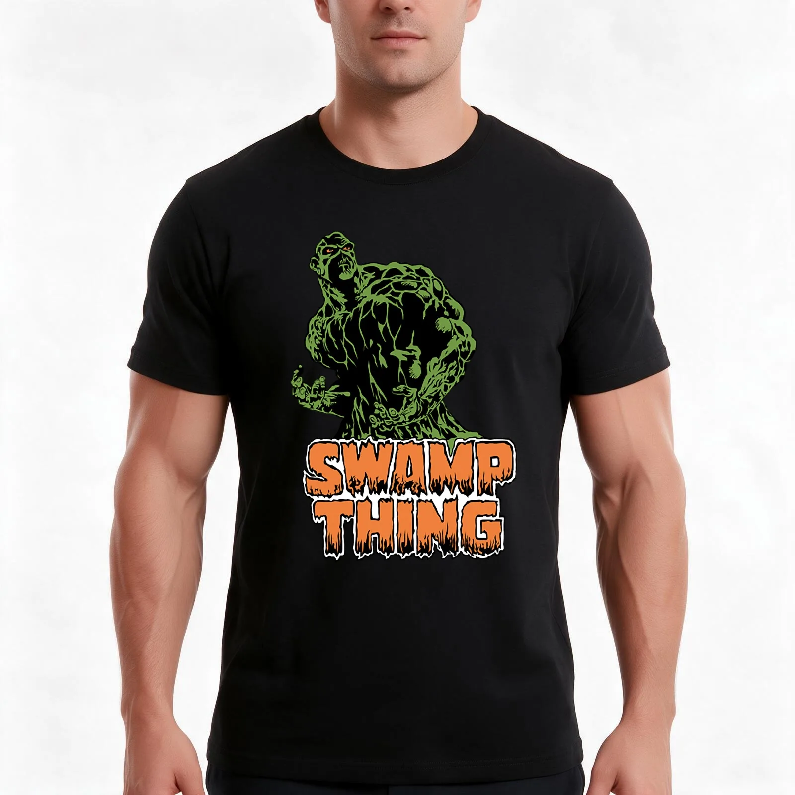 Secret Swamp Thing Gifts Movie Fan T-Shirt Summer Casual Cotton Tee Oversized Streetwear Tops Vintage Graphic Print