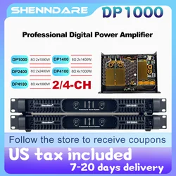 SHENNDERA DP1000 Professional 1000W Digital Power Amplifier 2Channel Stage Audio Speaker Amplifier For Home Karaoke Subwoofer DJ