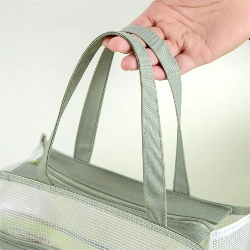 

Clear A4 File Storage Bag Multi-layer Waterproof Data Document Bag Large Capacity Thickened Zipper Pouch Bag
