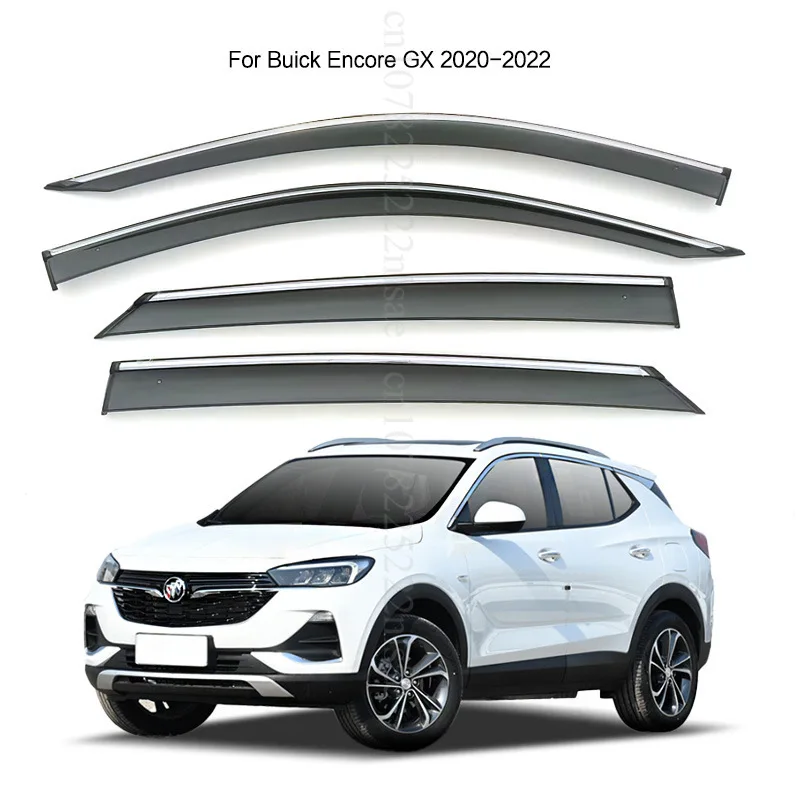 

Для Buick Encore GX 2020-22 оконный козырек, дефлектор от солнца и дождя, навесы, клейкая крышка, накладка автомобиля, внешние аксессуары