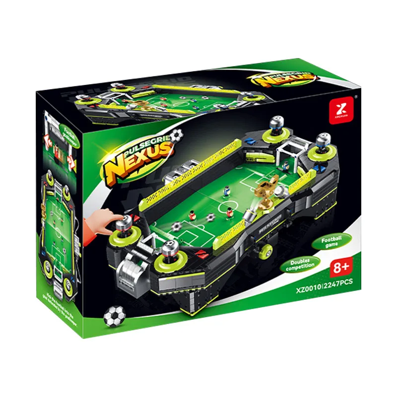 

В НАЛИЧИИ XZ0010 MOC Техническая футбольная игровая консоль Строительные блоки Кирпичи Сборка Модель DIY Игрушки для мальчиков Рождественский подарочный набор