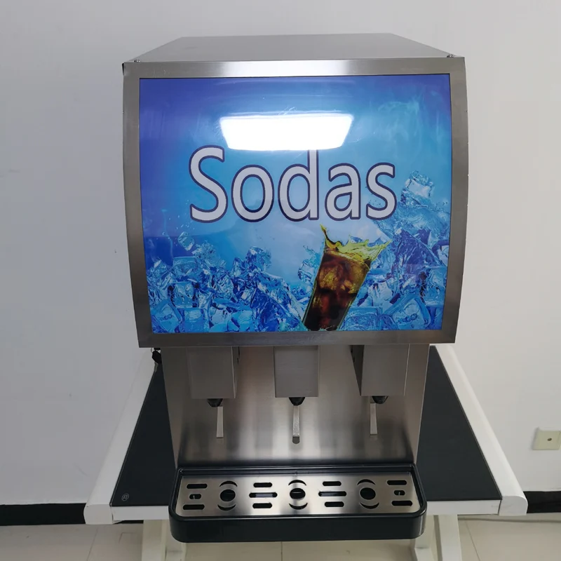 Commercial Cola Making Machine Post Mix Soda Fountain Beverage Dispenser For Convenience Shop