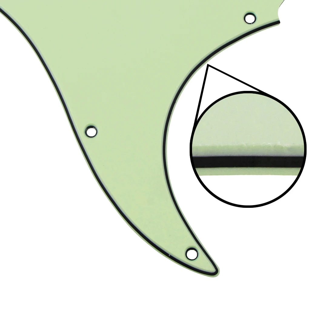 FLEOR 11-Loch HSS Gitarren-Schlagbrett, 3-lagig, PVC + Schrauben für American ST SSH E-Gitarre, Teile, Schlagplatte, Ersatzteile – Detail 8