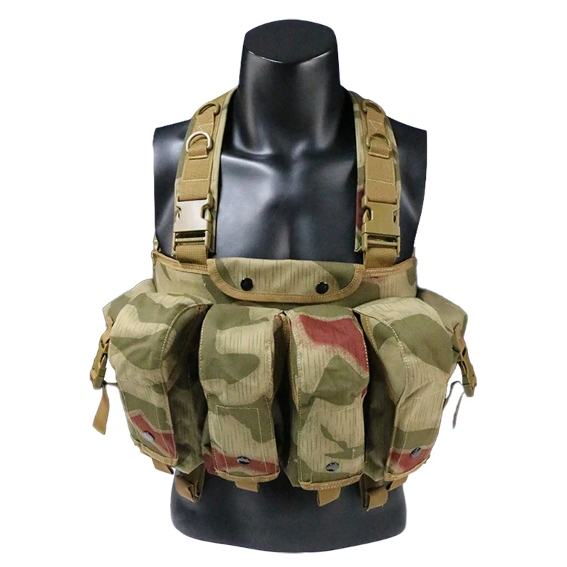 Maßgefertigte Leichte Modulare Brusttasche mit Mehrfachfächern Multifunktionale Magazintaschen Verstellbares Gurtband Taktische Weste – Detail 12