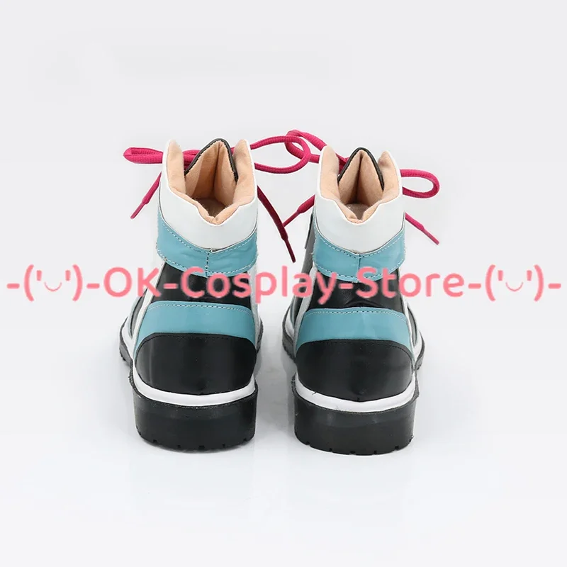 Gioco Blue Archive Kazusa scarpe Cosplay stivali di carnevale di Halloween scarpe PU puntelli Cosplay su misura