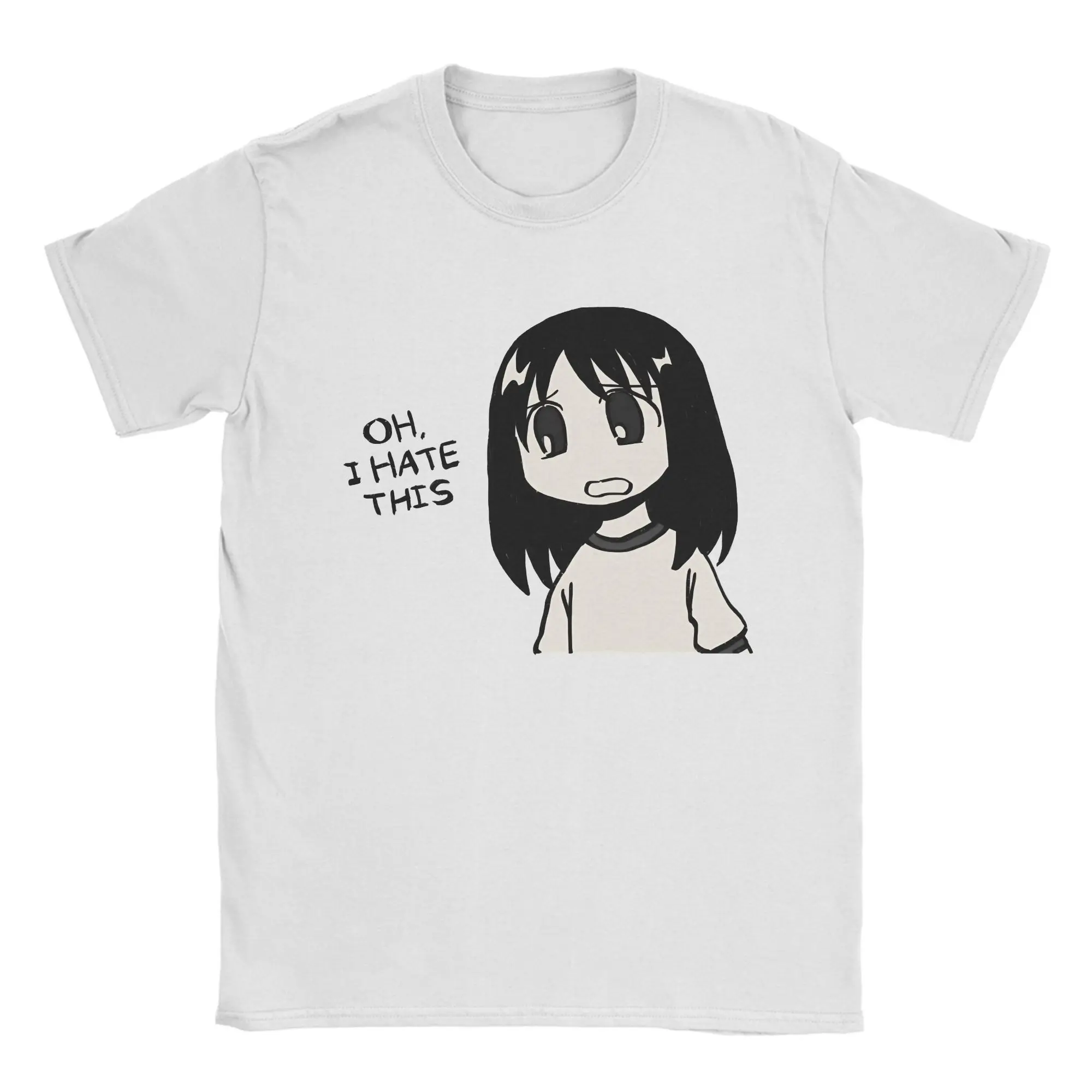 I Draw Oh I Hate This Osaka Manga Panel  Funny Azumanga Daioh Meme  Men T Shirt  Funny O Neck T-Shirts Pure Cotton Adult Tops