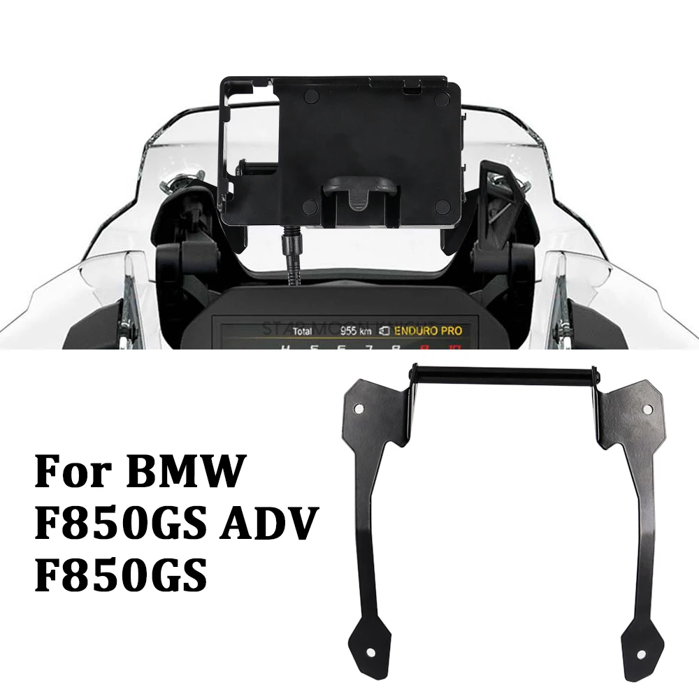 

For BMW F850GS ADV F 850 GS Adventure F850GS Motorcycle windshield Stand Holder Phone Mobile Phone GPS Navigation Plate Bracket