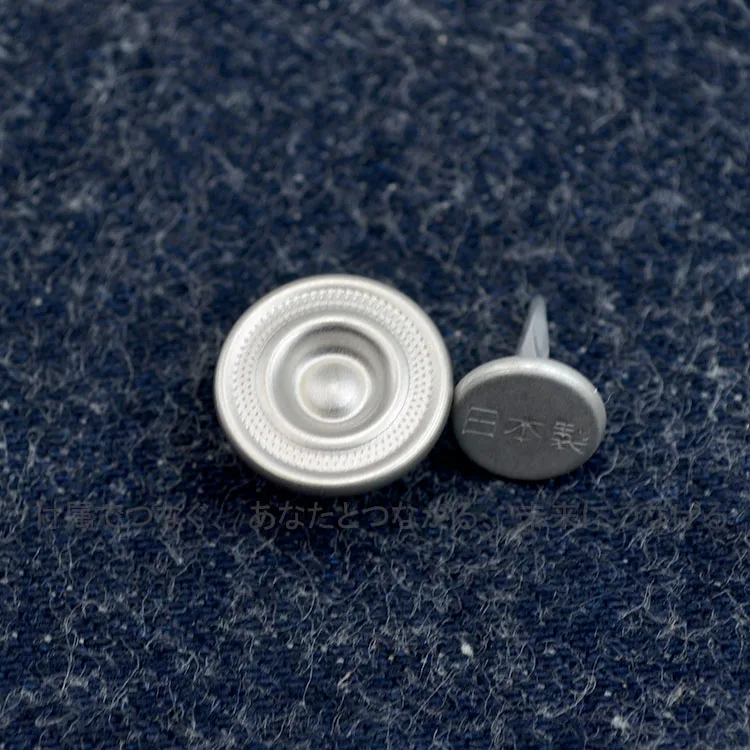 

Japan Imported YKK Single-needle I-shaped Buckle Grid Pattern Retro Dumb Silver SPF Color Copper Denim Buckle 22L13.9MM