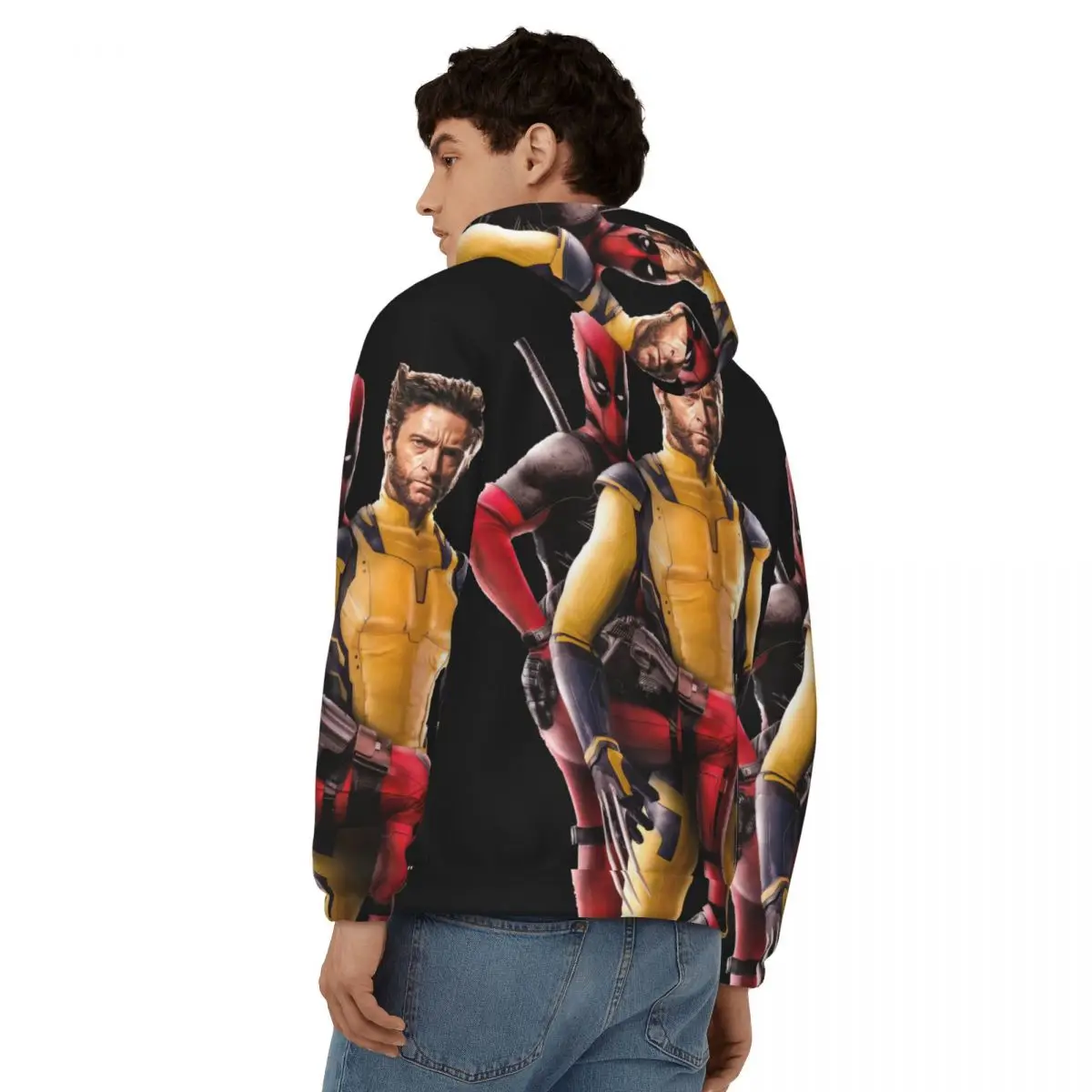 Popular Movies Men Hoodie Deadpool & Wolverine Clothing  Vintage Hoodies New Arrival