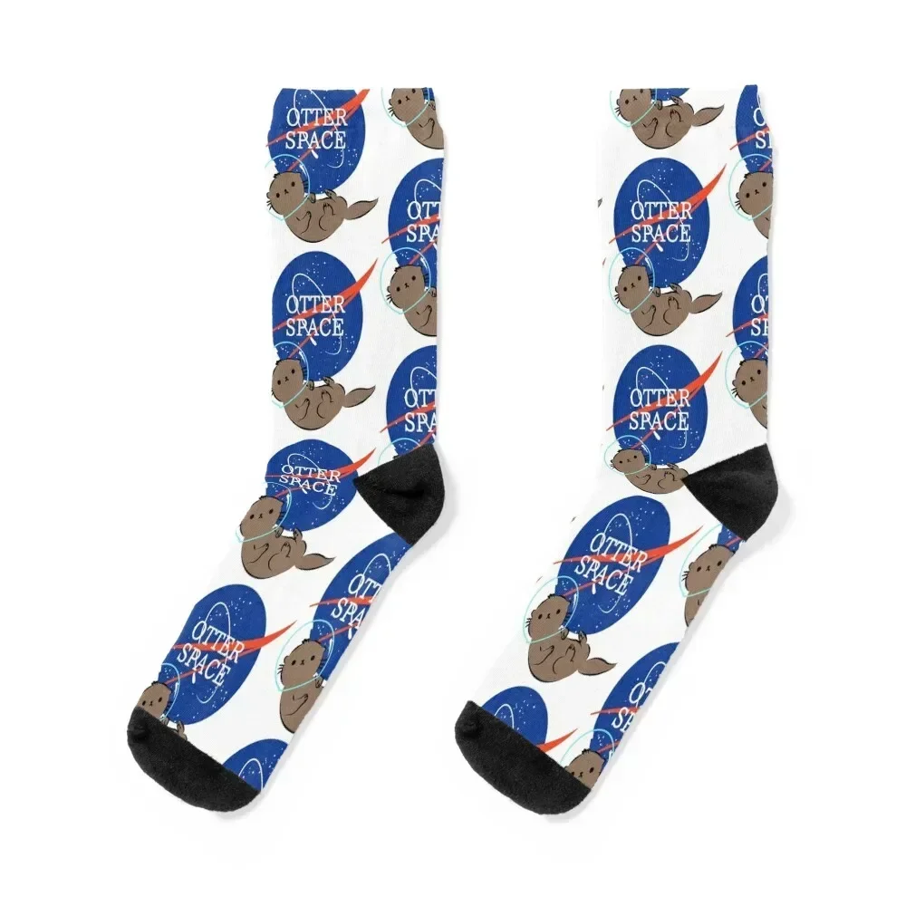 

otter space Socks funny gift designer sports and leisure luxury Socks For Women Men's