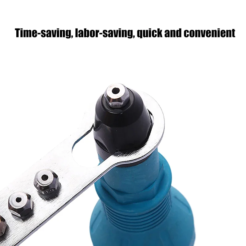 

Electric Rivet Gun Converter, Domestic Use, 2.4mm/3.2mm/4.0mm/4.8mm Multi-use Riveting Mechanism, Variety Size Rivet Tools