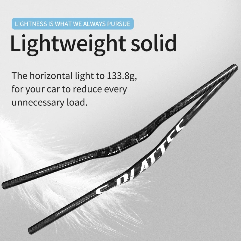 3K-Carbonfaser-Lenker für Mountainbike, Riser-Lenker, 720 mm, Rennrad-Lenker, ultraleicht, T700, Schwarz, H002A272 – Detail 3