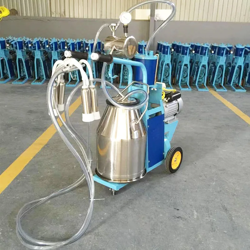 Mobile milking machine for cattle and sheepstainless steel vacuum pumpgoat milking machinehousehold electric