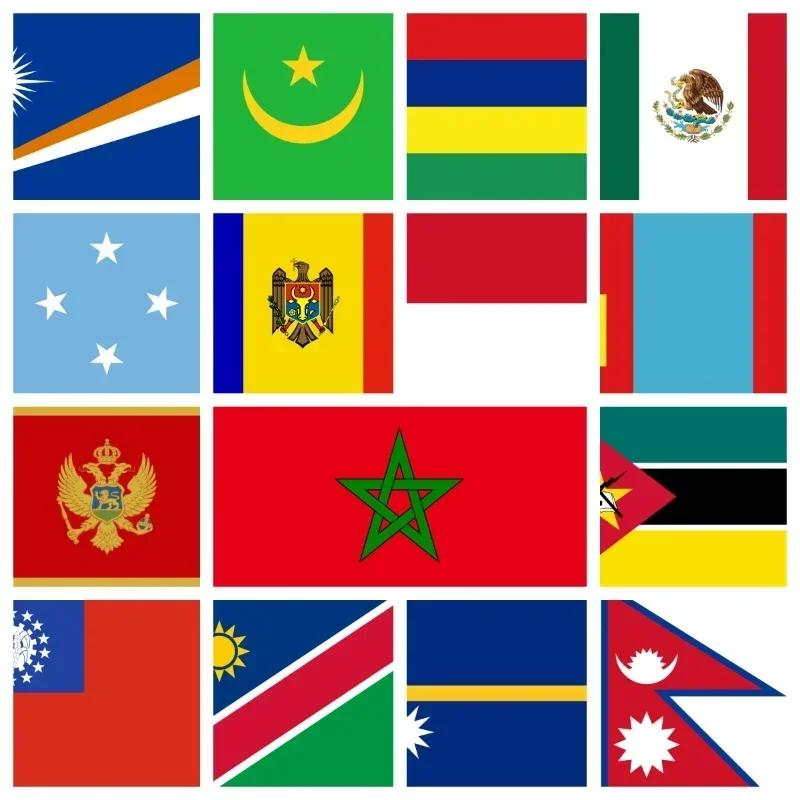 

Car stickers, our store has national flag stickers from various countries, with 15different national flags for each product.（8）