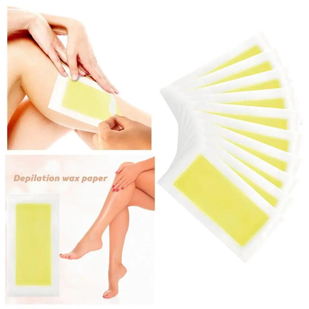 10x Hair Removal Paper Face Armpit Legs Depilation ing Strips