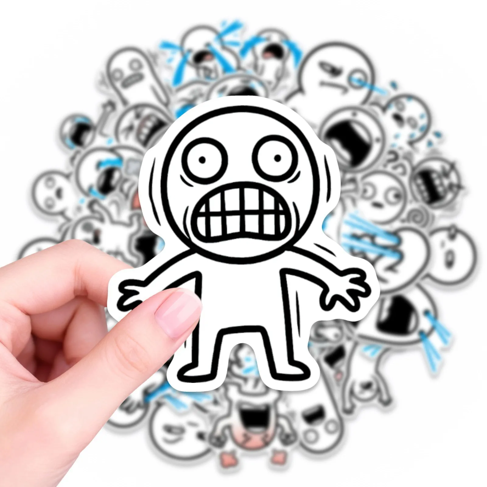 

10/50PCS Demonic Emotions Fun Quirky Graffiti Stickers Fashion Sticker for Phone Computer Notebook Stationery DIY Toys Secret
