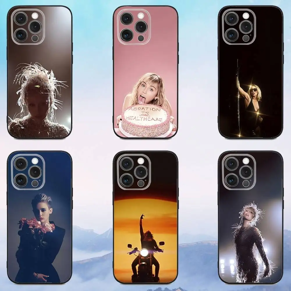 

M-Miley Something C-Cyrus Phone Case For iPhone 16e,16,15,14,13,12,11,Pro,X,XS,Max,XR,Plus,Mini Soft Black Cover