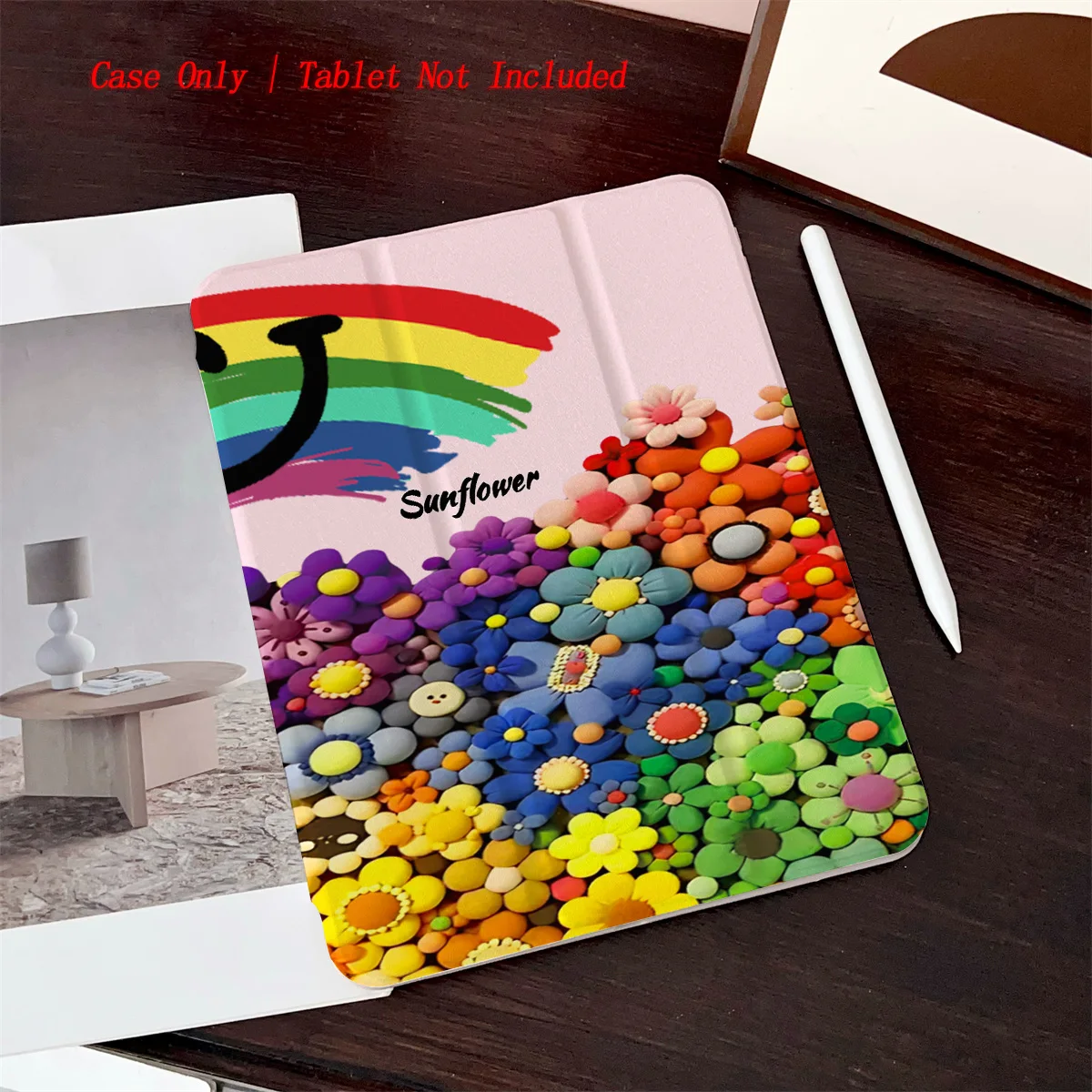 

Durable Colorful Flower Pattern Case for iPad 10.9/11/12.9 inch - Anti-Fall & Scratch-Resistant