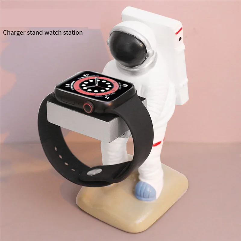 ABKI-For HUAWEI  Astronaut Desktop Wireless Watch Charging Stand Watch Display Box Watch Charging Base Storage Rack Support