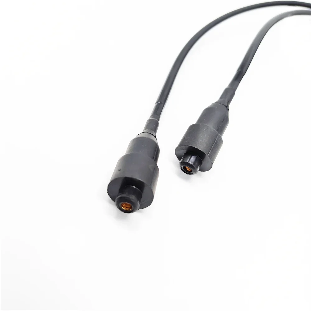 Custom HF50CXILF 1P Rubber Connector IP69 Waterproof Underwater  Coaxial Adapter 5m LED Power PC Cable Connector