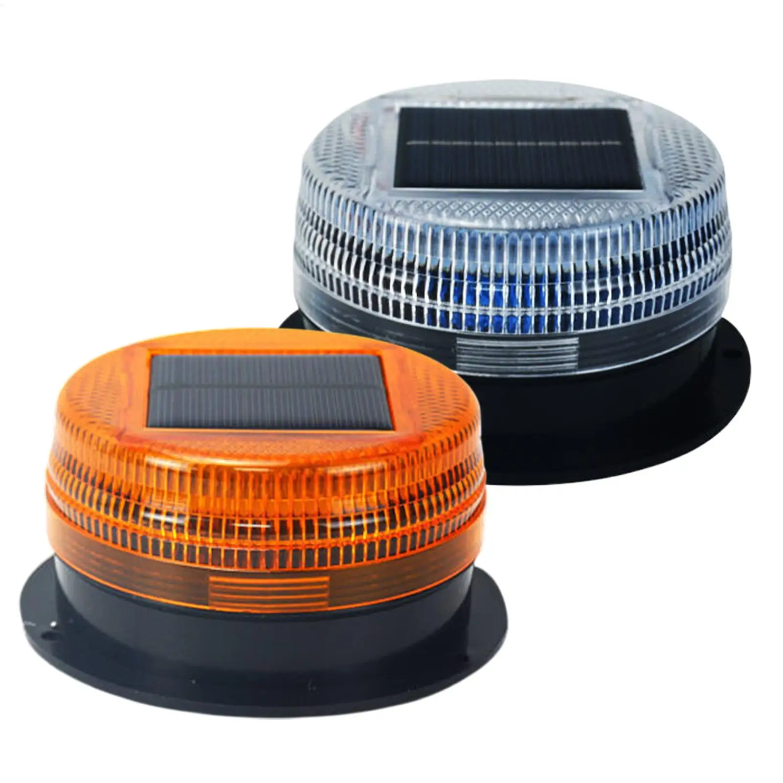 Night warning flashlight LED Solar waterproof Flash Ceiling strobe light traffic road Beacon Car roof Flashing Emergency Light