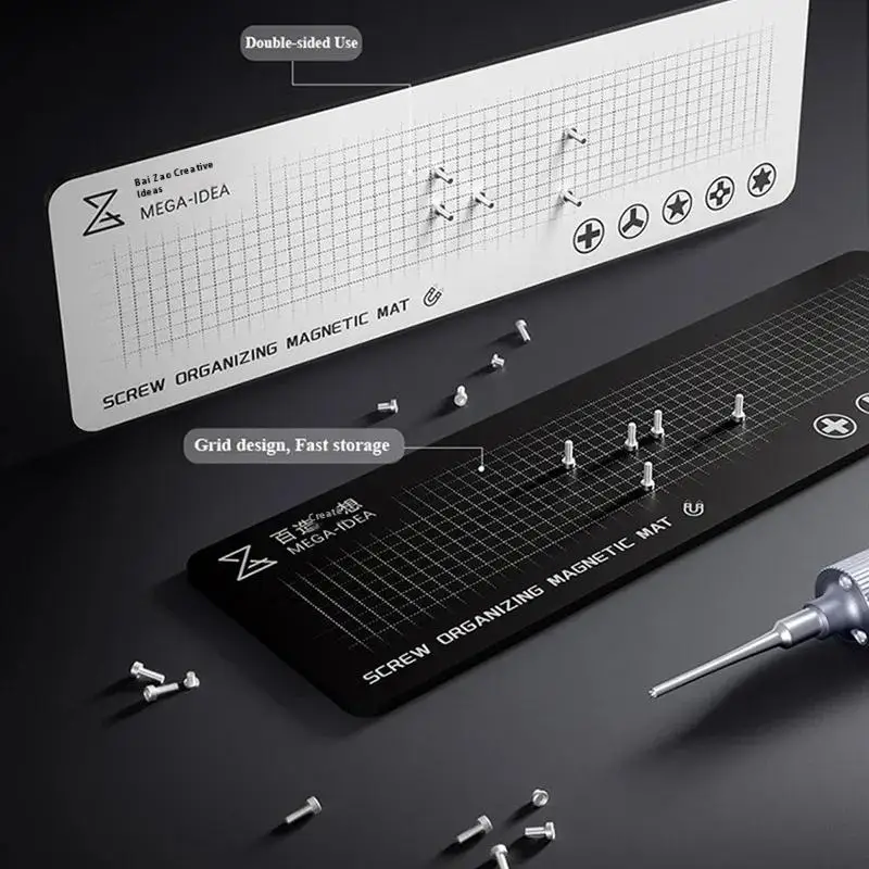 

Мягкий магнитный рабочий коврик для хранения винтов для мобильных телефонов, компьютеров и планшетов, ремонтный коврик для хранения винтов, инструмент