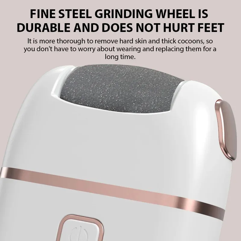 Rechargeable Electric Foot Grinder Dead Skin Remover Calluses Feet Scrubber Electric Foot File Dry