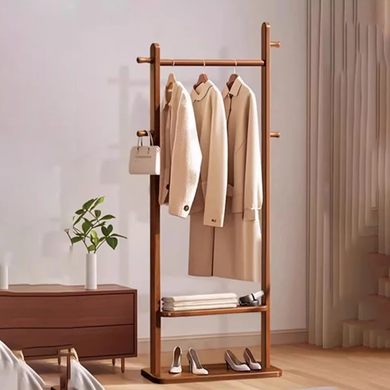 Nordic Style Standing Coat Rack Modern Luxury Wooden Hanger Coat Rack Interior Luxury Modular Perchero De Ropa Cabinet Furniture