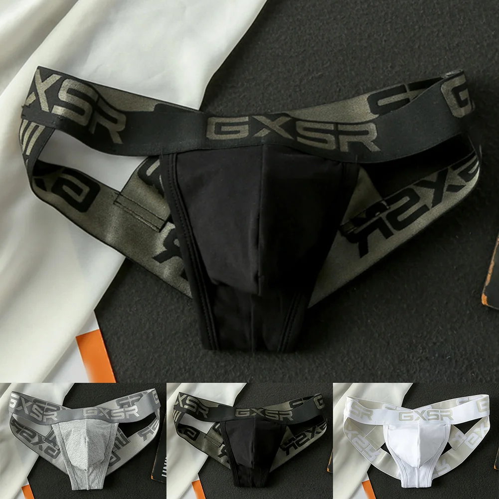 سراويل داخلية بوكسر رجالية قابلة للتنفس مع حقيبة تدعم ملابس داخلية قطنية مطبوعة بلون سادة مصممة لراحة ومتانة #6