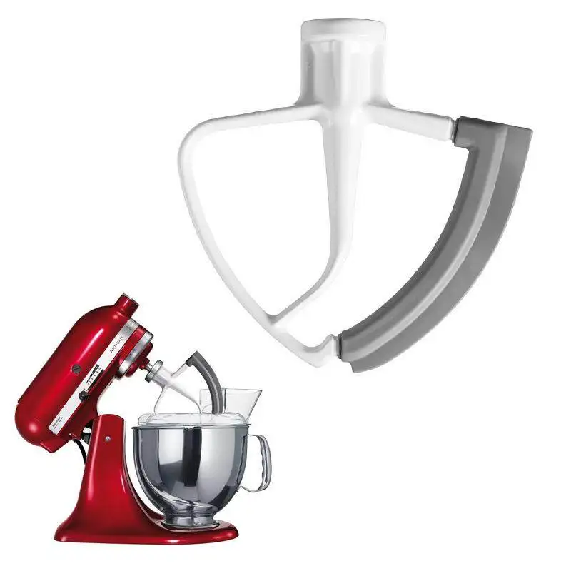 KitchenAid 4.5-5 QT inclined head vertical mixer accessory with flexible silicone edge mixer blade bowl scraper