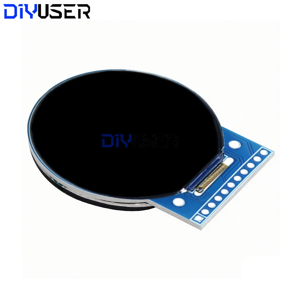 DIYUSER 1.53 Inch Round TFT LCD Display 360x360 ST77916 QSPI Interface Color Screen for Smart Watch DIY