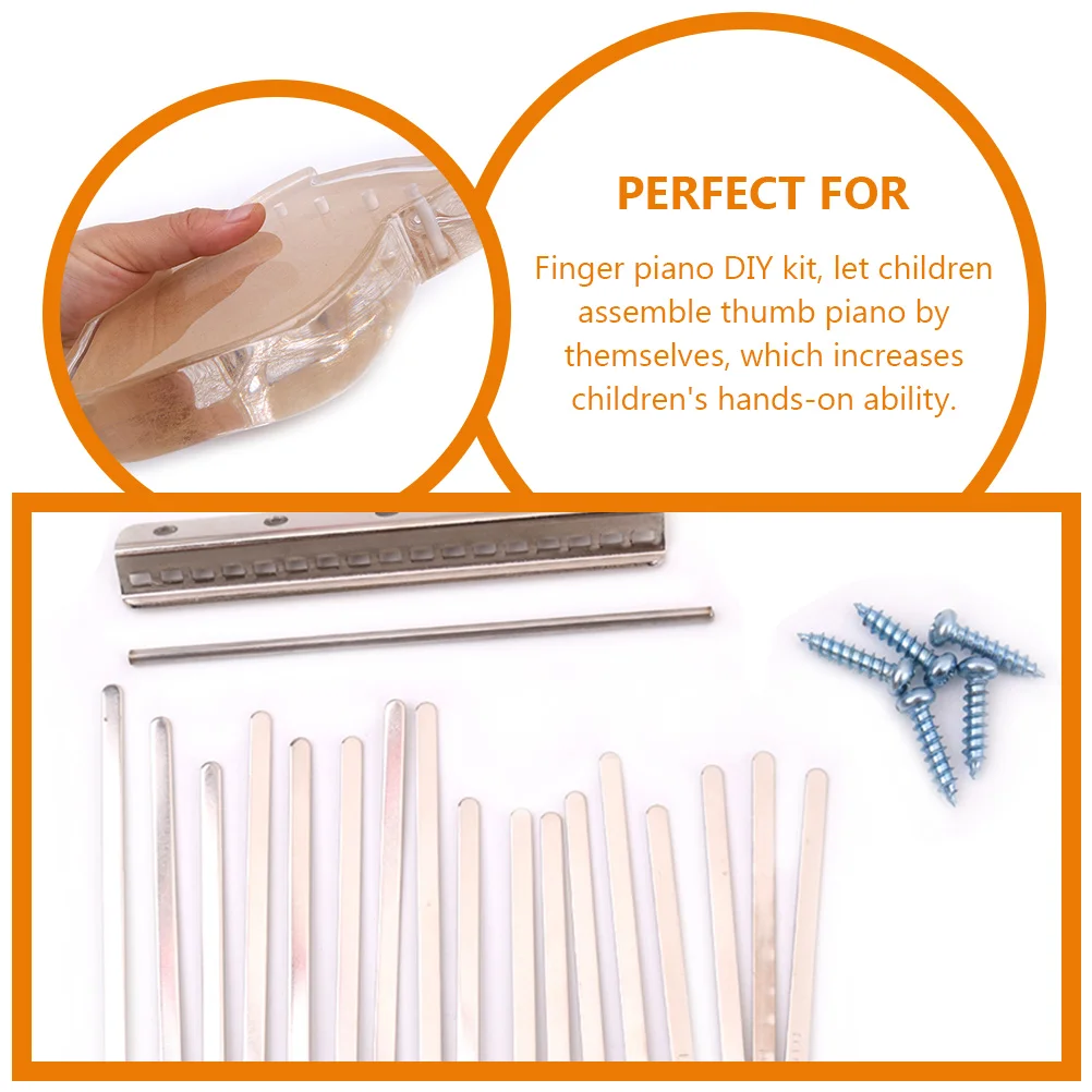 

Portable 17-tone Kalymba Accessories Child Suit Metal Mini Thumb Piano Kalimba Instrument