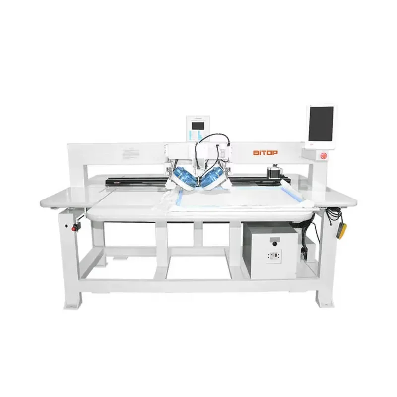 BT-1201TZ Single station 2 color automatic hot melt clothing rhinestone inlay machine
