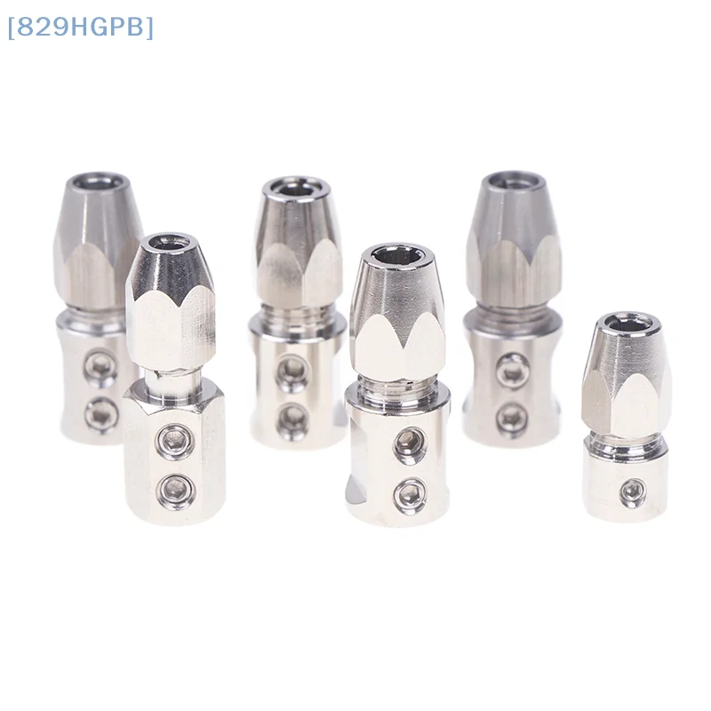 【HGPB】RC Electric Boat 3.18*4 4*4 5*4 5*4.76mm Flex Collet Coupler Metal Positive/ Reverse Flexible Coupling