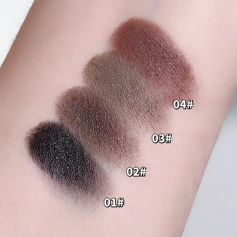Crema per sopracciglia selvaggia marrone nero opaco Tinta naturale Sopracciglio Impermeabile e resistente al sudore, Polvere per sopracciglia naturale per tutti i tipi di pelle
