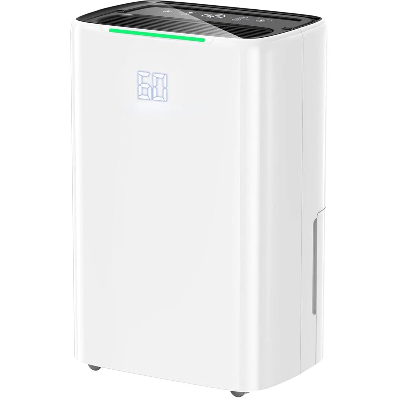 5000 Sq.ft Energy Star Dehumidifier for Basement, PLUSCENT 52 Pints Quiet Dehumidifiers with Drain Hose for Home Large Room