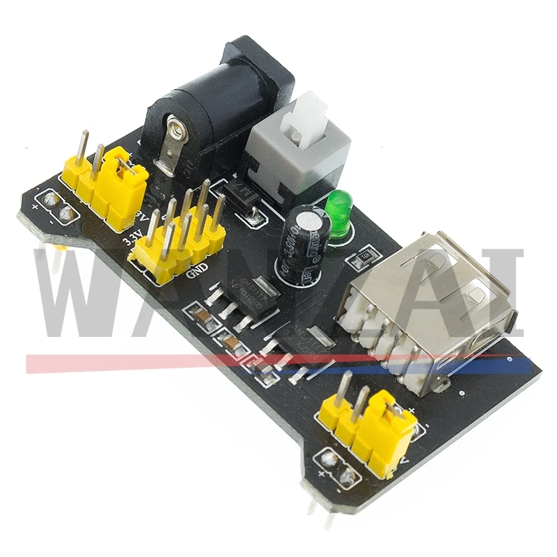 with box 3.3V/5V MB102 Breadboard power module+ MB-102 830 points Prototype Bread board kit +65 jumper wires