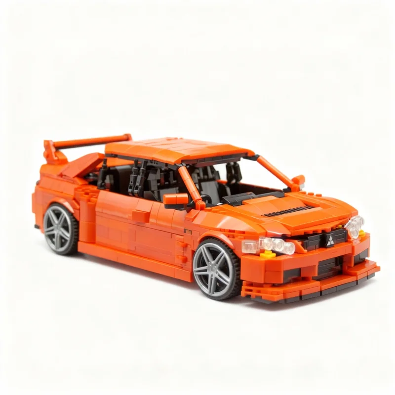 

1317pcs MOC Mitsubishi Lancer Evolution IX Cars Model Building Blocks Construction Toy Christmas Gifts DIY Creative Idea Brick