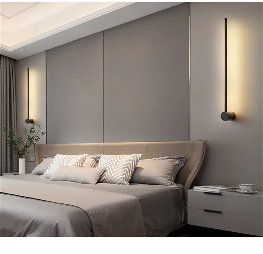 モダンでシンプルな雰囲気のあるledウォールランプ寝室ベッドルームホテル廊下リビングルームポーチ照明