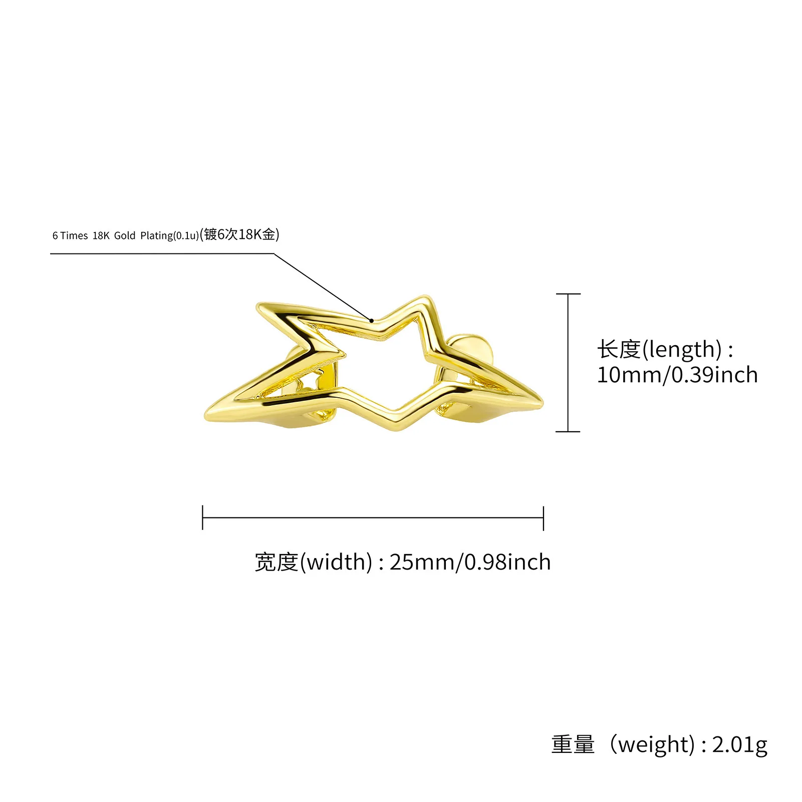 YOUNGX سايبر بانك غير النظامية الجوف ستار الأسنان قبعات للنساء الرجال Y2K هندسية لامعة الخماسي الأسنان Grillz مجوهرات عيد الميلاد #6