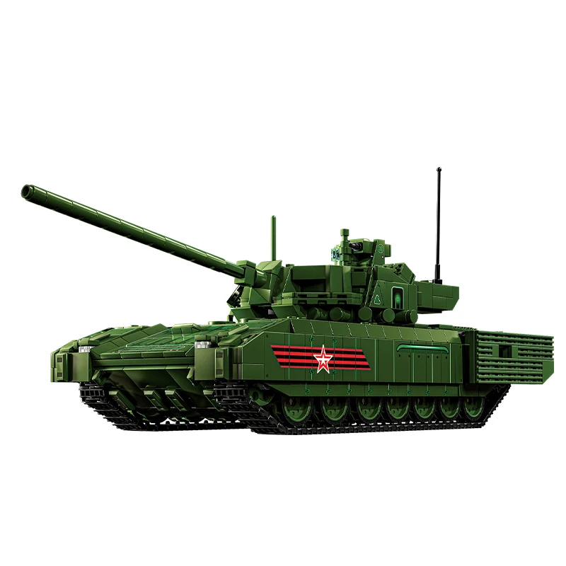

12GO 96003 Танк 4th-Gen, русская модель Armata T-14, 2326 шт., набор строительных блоков, военная модель, игрушки «сделай сам», рождественские подарки