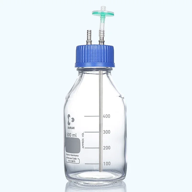 GL45 Refill Bottle Caps Single Side Extension Refill Cap Stainless Steel Feeding Bottle Accessories Reagent Bottle Cap