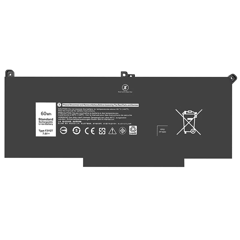 بطاريات JGTM 7000Mah 7480 7490 بطارية F3YGT لأجهزة الكمبيوتر المحمول Dell LAtitude 12 7000 7280 7290/13 7000 7380 7390 P29S002/14 7000 7480