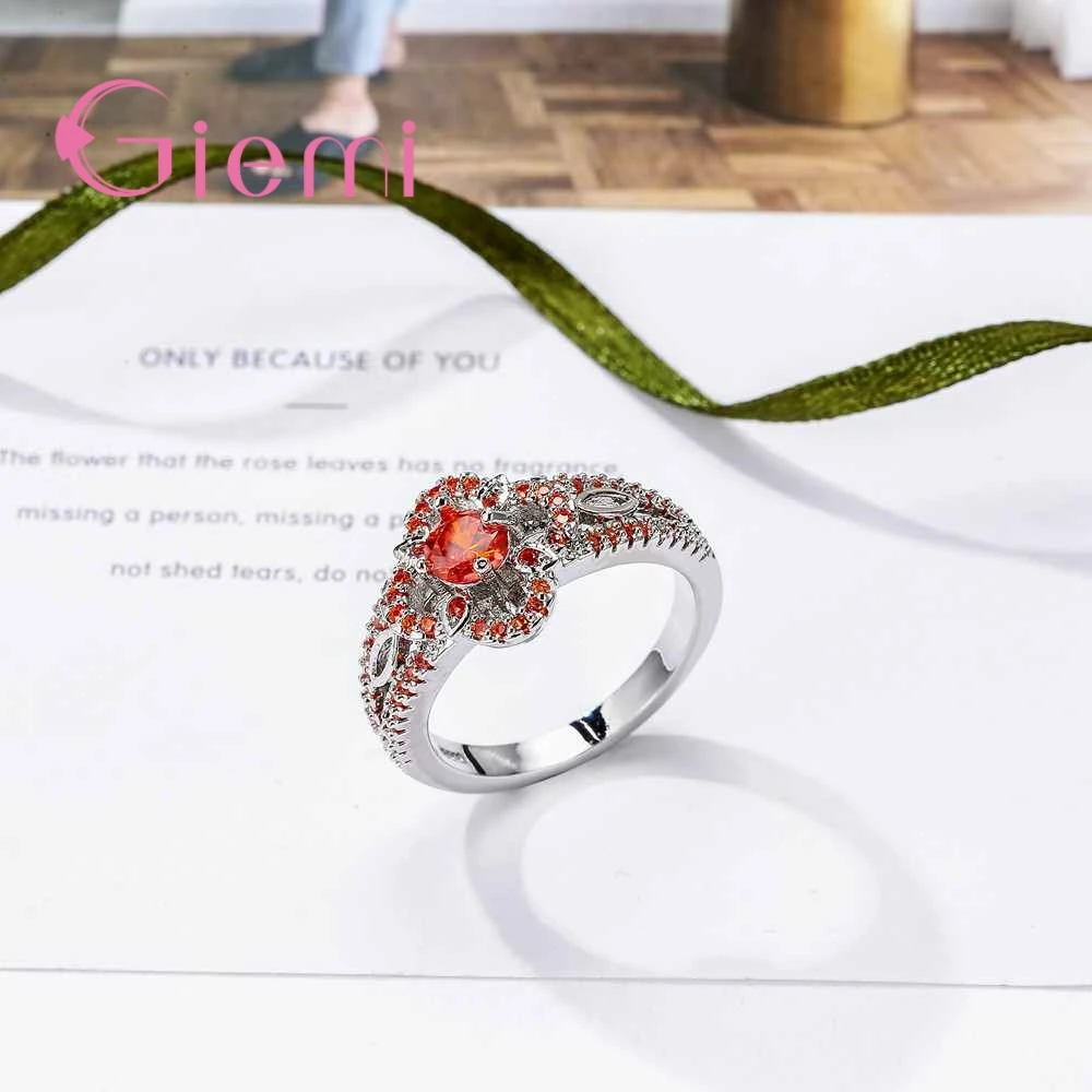 Popular Trendy Exquisite Women Rings 925 Sterling Silver Jewelry Rings Pretty Good Accessories Party Engagement Bijoux