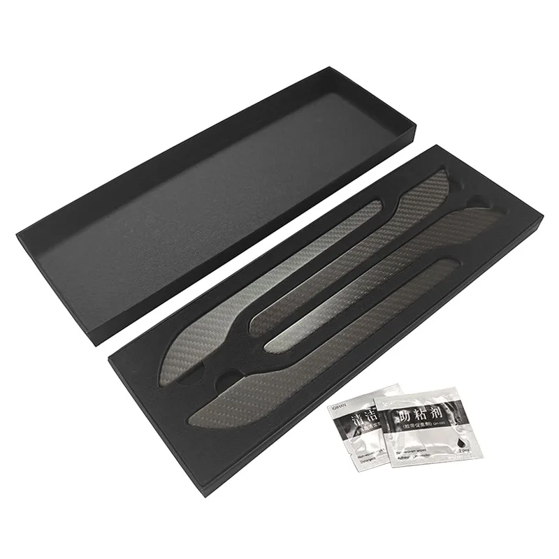 Suitable For Tesla New Model3/Model Y 2025 Door Handle Sticking Scratch-resistant Carbon Fiber Y Modified Decorative Accessories
