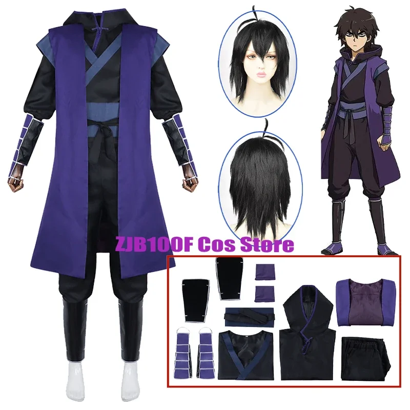 Anime Manga Scissor Seven Cosplay Kostüm Perücke Dreizehn Killer Seven Hoodie Umhang Uniform Xiao Fei Leidenschaftliche Kostüm Erwachsene Männer