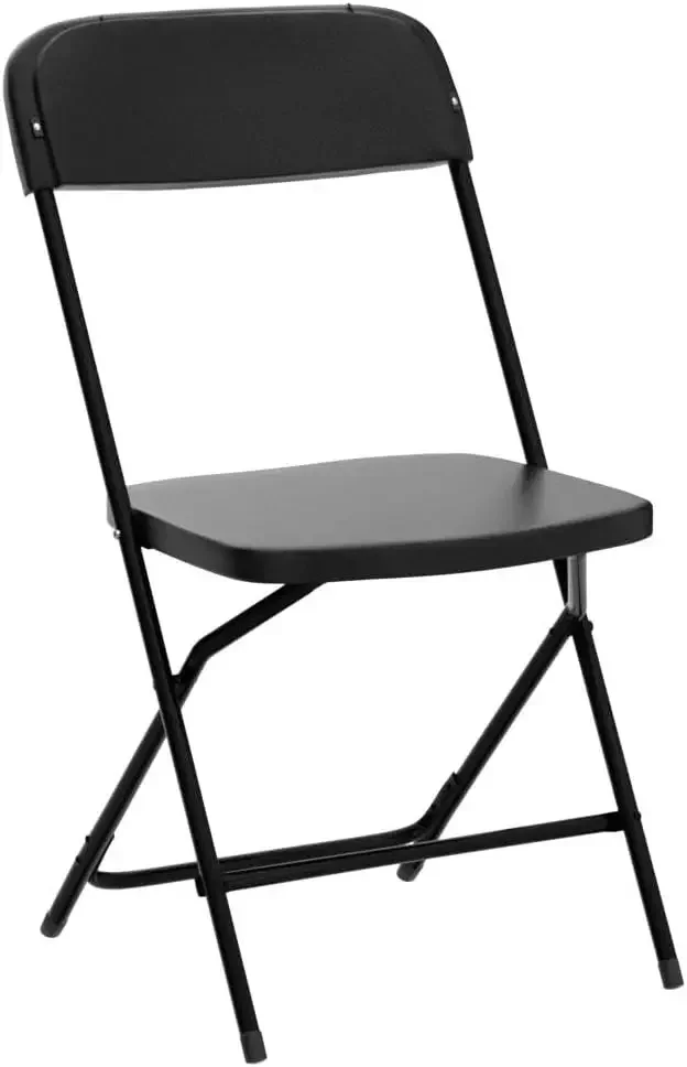 

l Nazhura Foldable Folding Chairs Plastic Outdoor/Indoor 650LB Weight Limit (Black, 20 Pack)