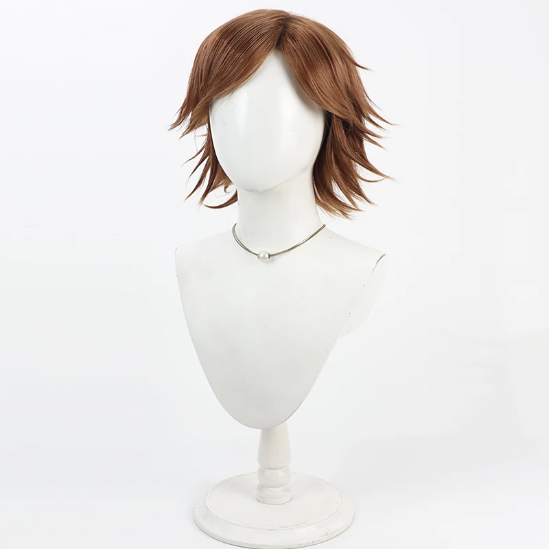 لعبة Tekken 8 Asuka Kazama شعر مستعار تأثيري حفلة الهالوين الدعامة الشعر الاصطناعية ألياف مقاومة للحرارة + غطاء شعر مستعار