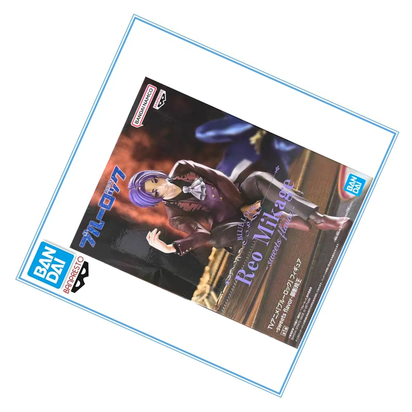 Original in Stock BANPRESTO BLUE LOCK Mikage Reo PVC 12cm Anime Figures Model Desktop Ornament Collectibles Toys Gifts